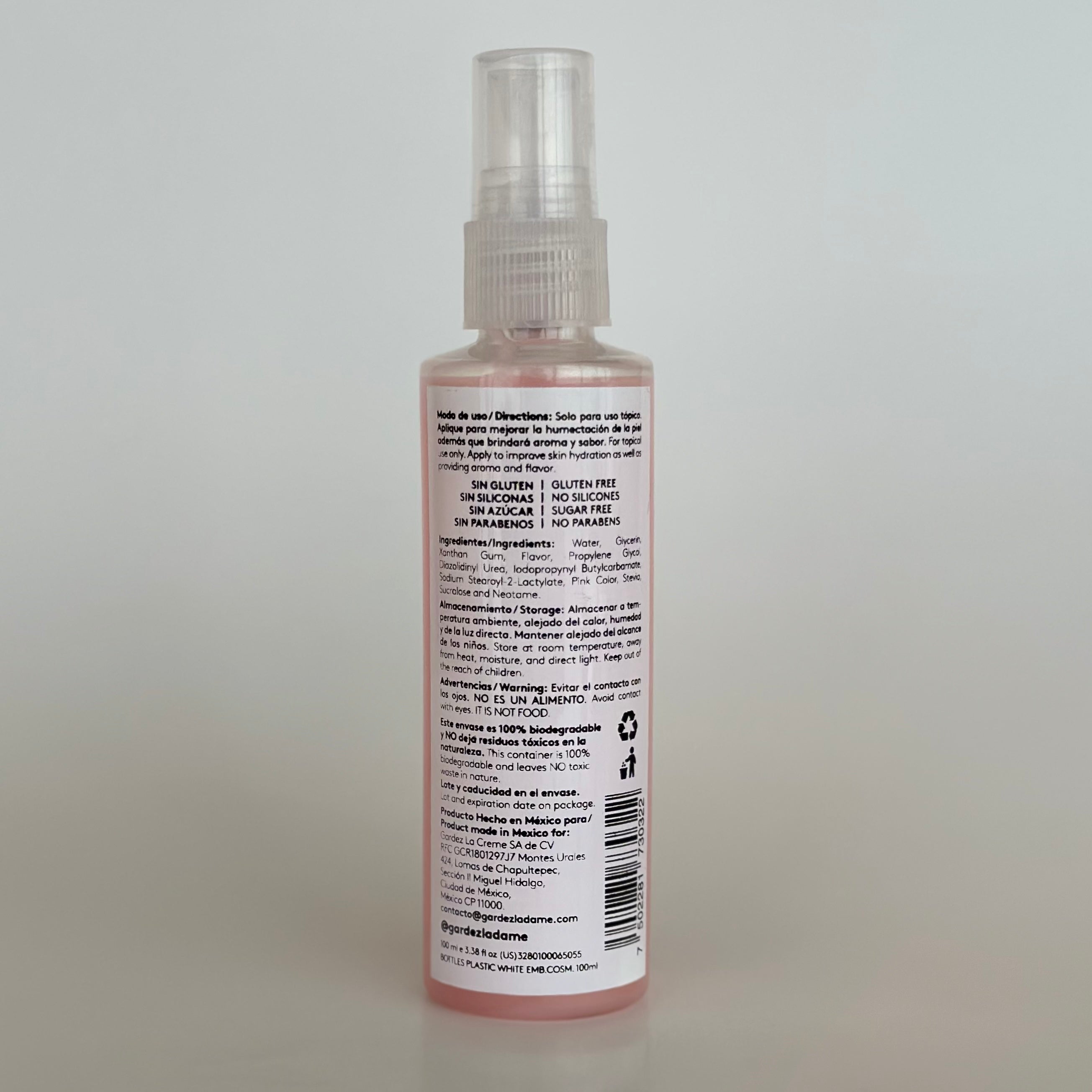 Taste & Shine Bubblegum 🍬Spray Hidratante de Chicle