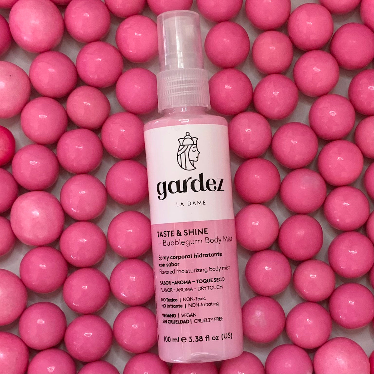 Taste & Shine Bubblegum 🍬Spray Hidratante de Chicle